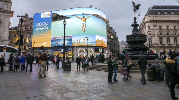 #NotWinter Games, the hottest promotional campaign for the Canary Islands during the Winter Olympic Games
