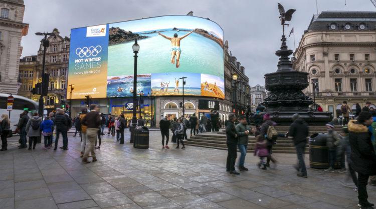 #NotWinter Games, the hottest promotional campaign for the Canary Islands during the Winter Olympic Games