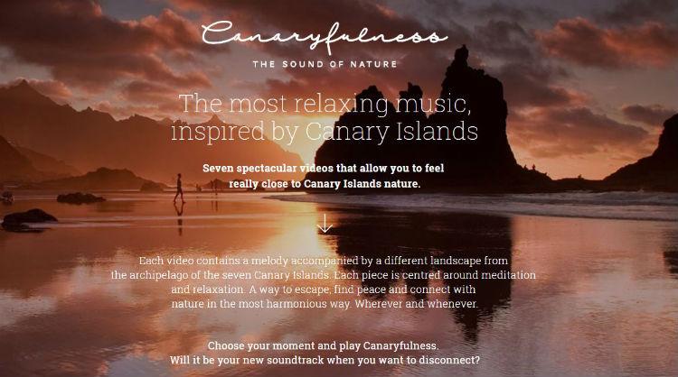 Canaryfulness, the new promotional campaign by the Canary Islands to promote the practice of mindfulness