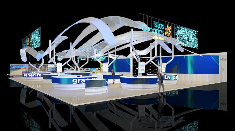 Image of the Canary Islands pavilion at ITB 2019 